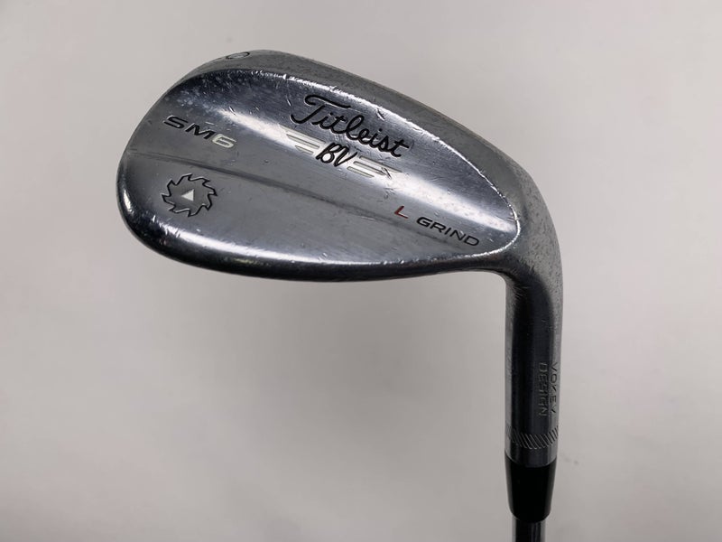 Titleist Vokey SM6 Tour Chrome Lob Wedge LW 60* 4 L-Grind AMT Tour S200 Mens RH