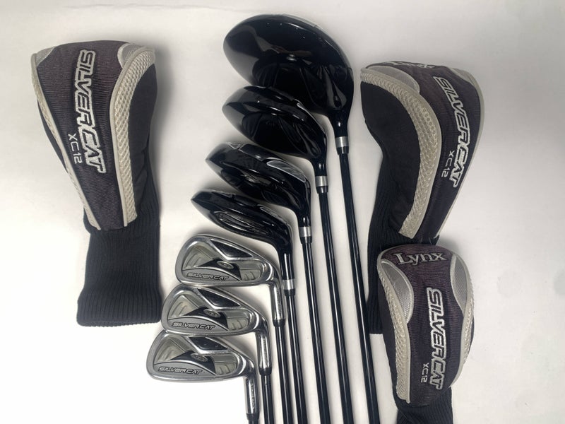 Lynx Silvercat XC12 Club Set Driver 3W 5W 5H 7 8 PW Silvercat Senior RH HC