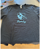 Johns Hopkins Women's Lacrosse Team-Issued 'Family' Shirt (Used)