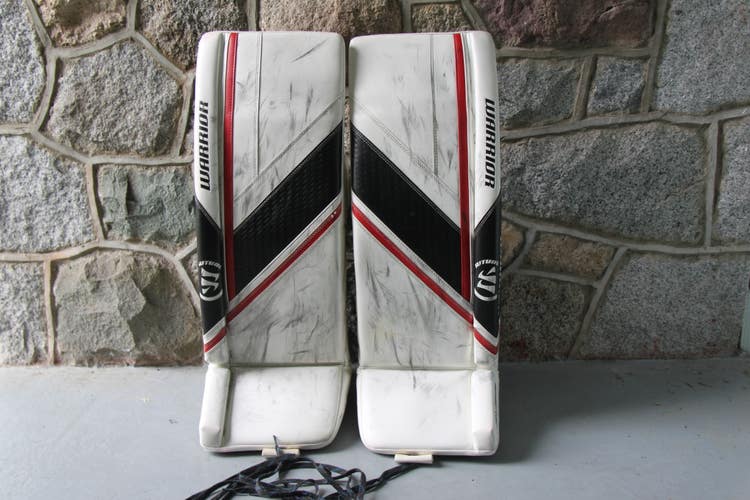 33" 2024 Warrior Ritual G6 Pro+ Goalie Leg Pads with Upgraded G7 Straps