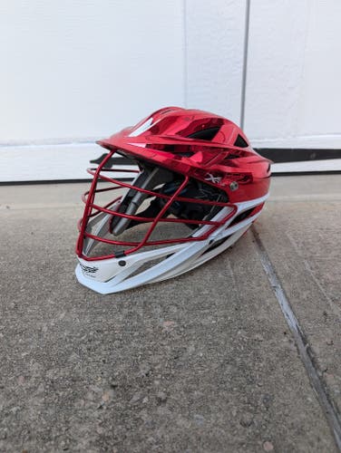 Chrome Red Cascade XRS Helmet (Used)