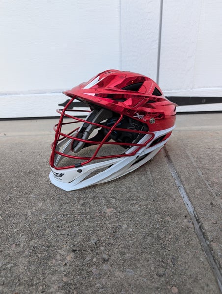 Chrome Red Cascade XRS Helmet (Used)