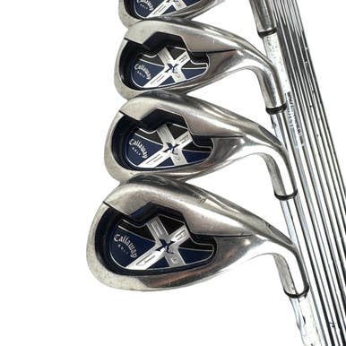 Used Callaway X18 Men's RH Iron Set 3I-AW Uniflex Steel Shaft 11506-S000278615