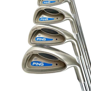 Used Ping G2 BLACK DOT Men's RH Iron Set 5I-PW Stiff Flex Steel Shaft 11506-S000278672