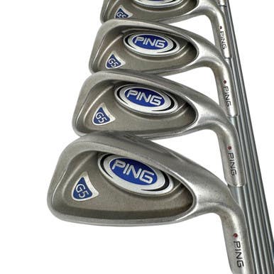 Used Ping G5/ G2 Men's RH Iron Set 4H-PW Regular Flex Graphite Shaft 11506-S000283993
