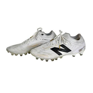 Used New Balance TEKELA ELITE Soccer Cleats White And Black Senior 8.5 11506-S000289896