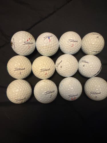 Titleist Balls 12 Pack (1 Dozen) (Like New)