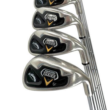 Used Callaway BIG BERTHA FUSION Men's RH Iron Set 5I-PW Stiff Flex Steel Shaft 11506-S000283320