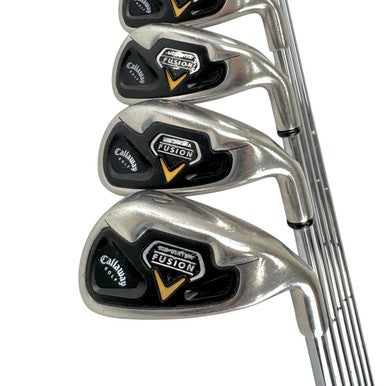 Used Callaway BIG BERTHA FUSION Men's RH Iron Set 5I-PW Stiff Flex Steel Shaft 11506-S000283320