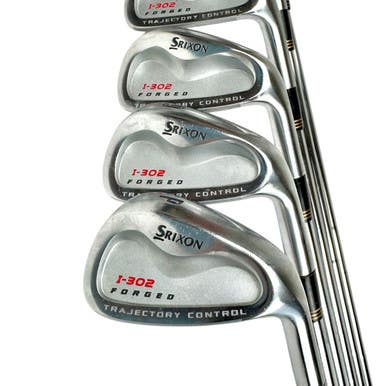Used Srixon I-302 FORGED Men's RH Iron Set 5I-PW Stiff Flex Steel Shaft 11506-S000283400