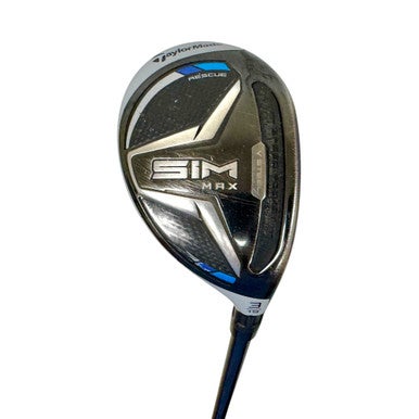 Used Taylormade SIM MAX Mens Hybrid Club RH 3 Hybrid 11506-S000286216