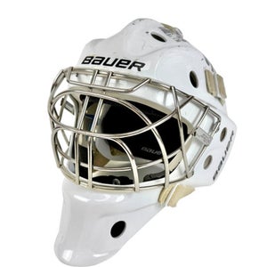 Used Bauer 940 Junior Goalie Helmet/Mask White SM 11506-S000287400