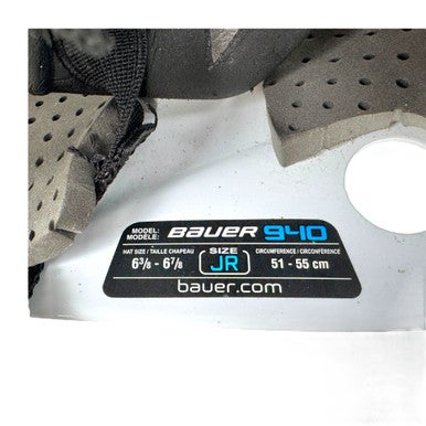 Used Bauer 940 Junior Goalie Helmet/Mask White SM 11506-S000287400 ...