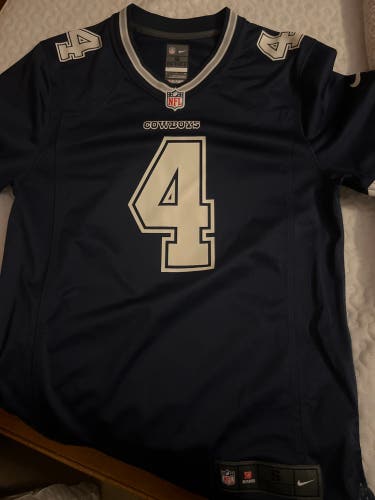 Blue Small Men's Nike On field NFL Players Dak Prescott Jersey (New)