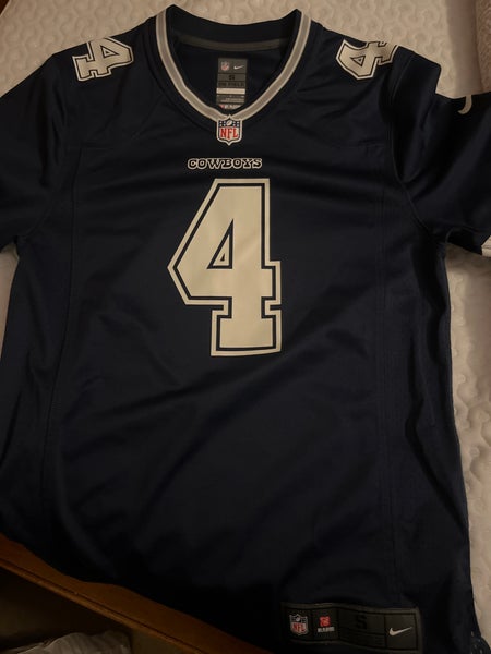 Blue Small Men's Nike On field NFL Players Dak Prescott Jersey (New)