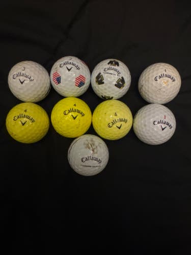 Callaway Assorted Balls 9 Pack (Barely Used)