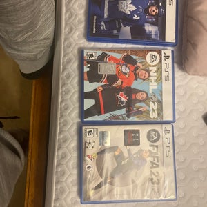 Sony PS5 Games: NHL 22&23 and FIFA 23