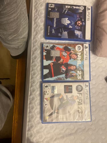 Sony PS5 Games: NHL 22&23 and FIFA 23