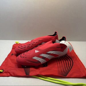 Red Men's Size M 10.5 (W 11.5) Adidas Predator Elite FG Cleats (New)