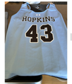 Johns Hopkins Women's Lacrosse Team-Issued Practice Pinnie (M)