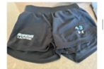 Johns Hopkins Women's Lacrosse Team-Issued, Black Practice Shorts (M)