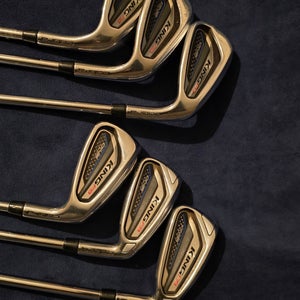 Men's Cobra King F9 One Length Right Handed Iron Set Stiff Flex