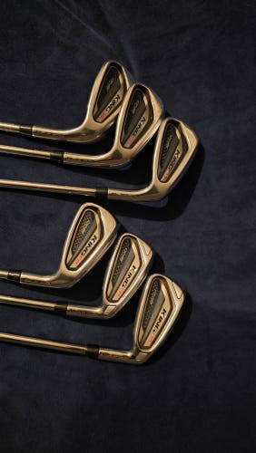 Men's Cobra King F9 One Length Right Handed Iron Set Stiff Flex