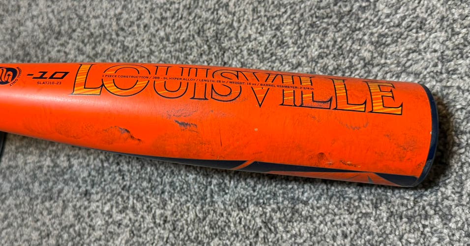 2023 Louisville Slugger Atlas Alloy USSSA Certified Bat (-10) 16 oz 26" (Used)