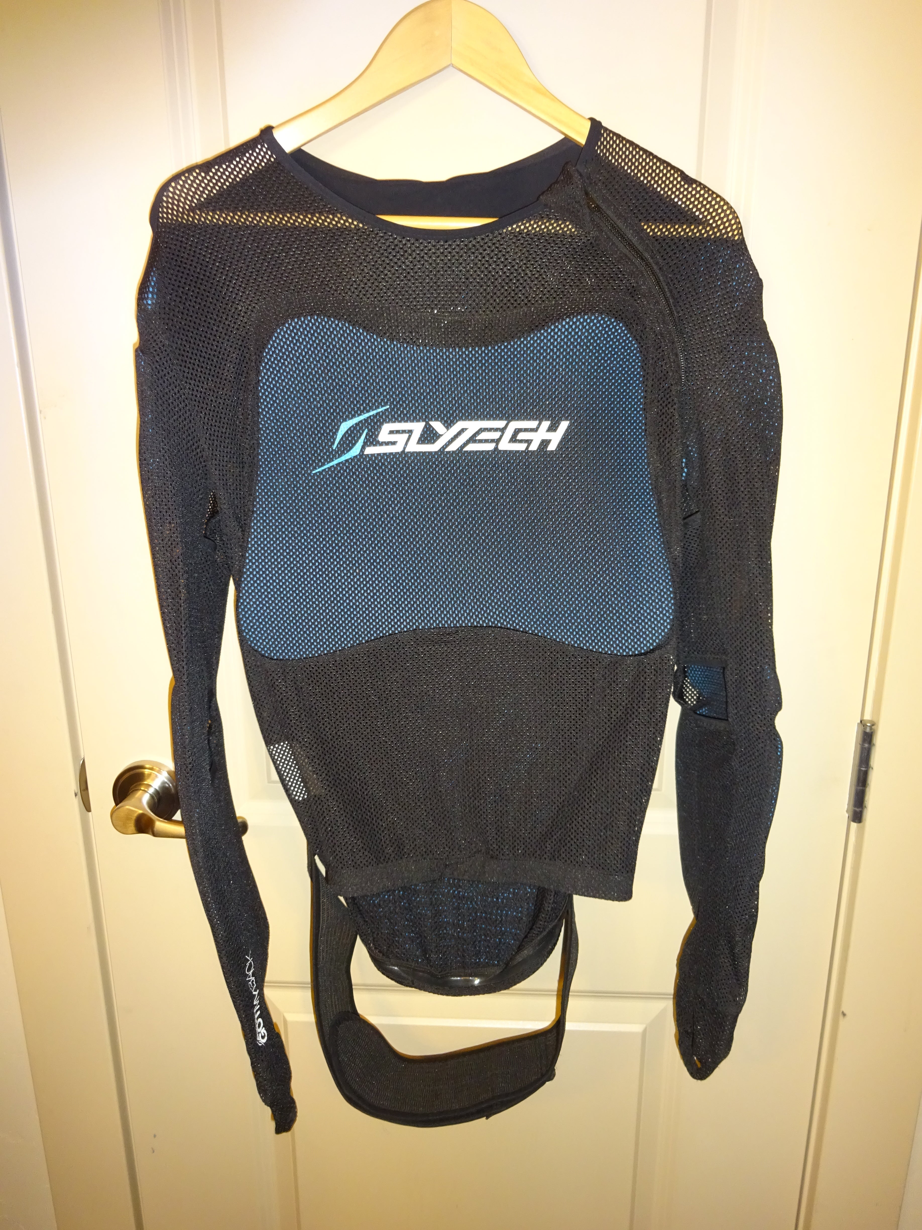 Protection Impact Slytech Veste Protection Slytech Multipro Noshock XT - Unisexe - Haute Protection Dos épaules Coudes Veste Airbag Unisexe