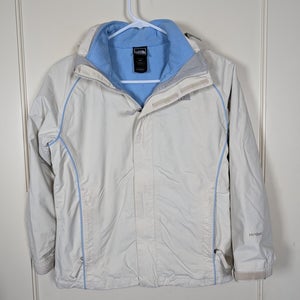The North Face HyVent 3-in-1 Tri-Climate Winter Jacket Girl's Size: M Beige Blue