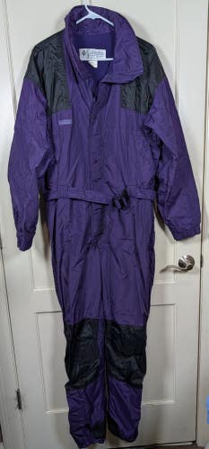 Vtg Columbia Ski Suit Mens Size: L One Piece Snowsuit Snow Bib Jumpsuit 80s 90s