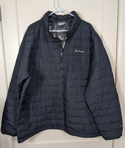 Columbia Omni Heat Puffer Jacket Womens Size: 3X Insulated Winter Coat Black