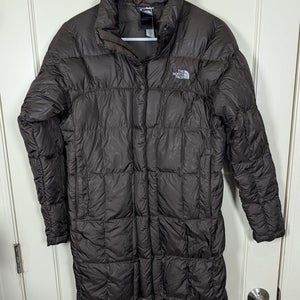 The North Face Metropolis 600 Down Puffer Parka Womens Size: S Brown Long