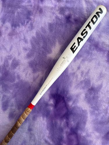 White 2023 Easton Ghost Unlimited Composite Bat (-11) Composite 22 oz 33" (Used)