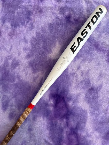 White 2023 Easton Ghost Unlimited Composite Bat (-11) Composite 22 oz 33" (Used)