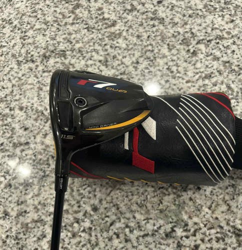 Men's TaylorMade TaylorMade r7 Quad Mini Left Hand Driver Stiff Flex 11.5 Loft (Used)