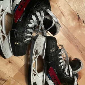 2023 CCM Jetspeed FT680 Hockey Skates Wide Width Size 3 (Used) with StepSteel Black. +2 additional.
