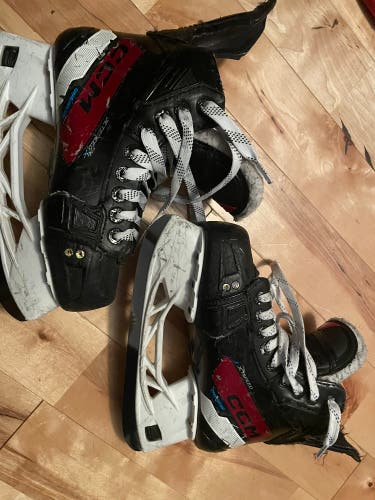 2023 CCM Jetspeed FT680 Hockey Skates Wide Width Size 3 (Used) with StepSteel Black. +2 additional.