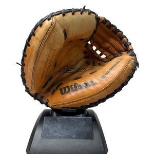 Used Wilson A500 LH Throw 31.5 Catchers Mitt - Brown and Black 11835-S000199797