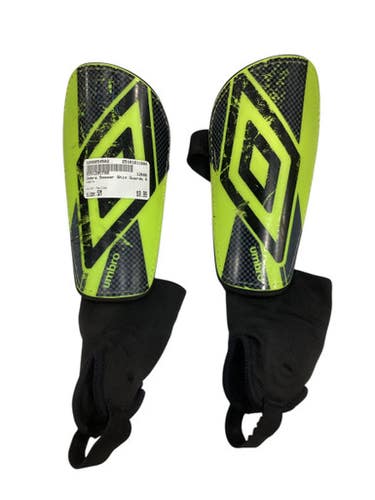 Used Umbro Soccer Shin Guards Adult Yellow SM 11884-S000054582