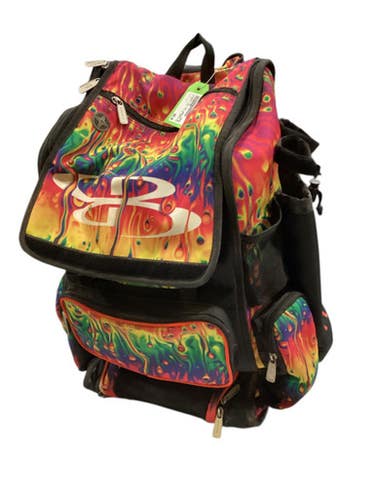 Used BoomBah TYE DYE WHEELED BAG BB/SB Player Wheeled Bag Pink 11884-S000054585