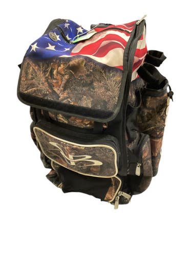 Used Bombah USA WHEELED BAG BB/SB Player Wheeled Bag White/Royal/Red 11884-S000054584
