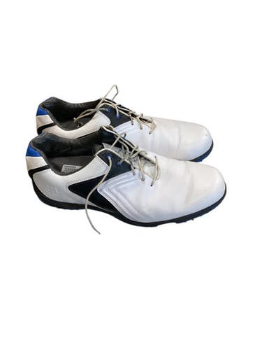 Used Foot Joy Mens Golf Shoes White Senior 10.5 11884-S000054501