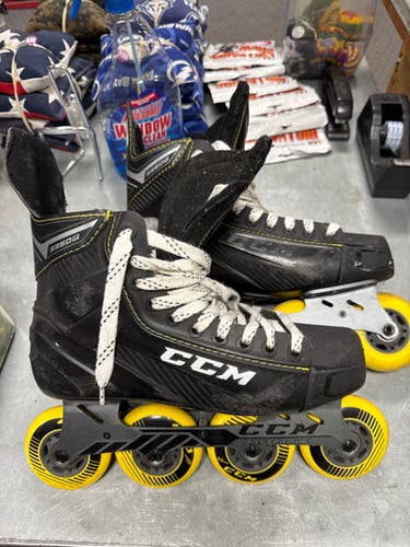 Used CCM TACKS 9350 Senior Rec Fitness Skates Black Senior 8 11793-S000257304