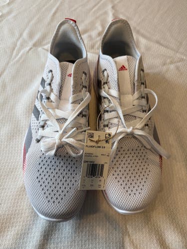 White Men's Size M 11.5 (W 12.5) Adult Adidas Shoes (New)
