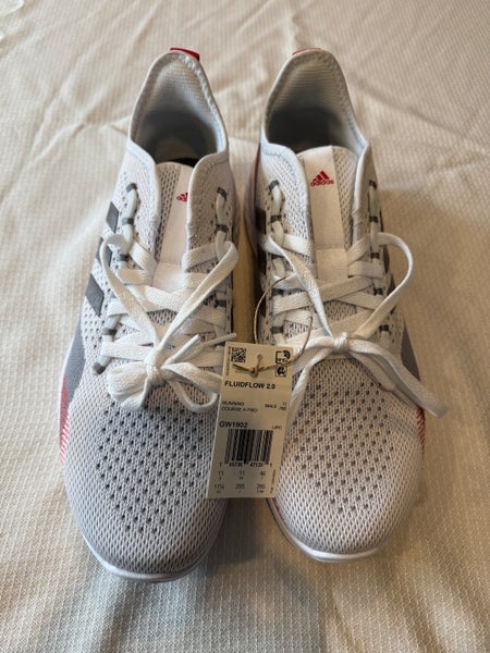White Men's Size M 11.5 (W 12.5) Adult Adidas Shoes (New)