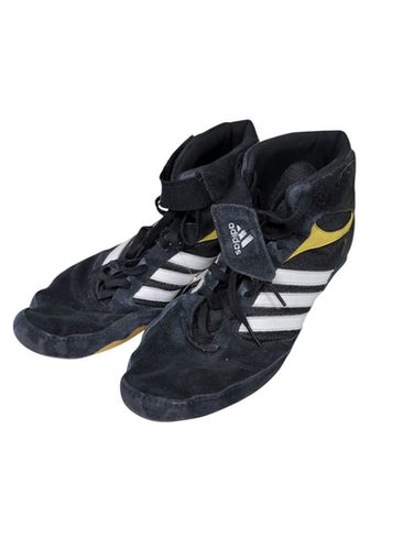 Used Adidas Wrestling Shoes Black Senior 9.5 11833-S000166862