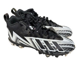 Used Adidas Adult FB Cleats White And Black Senior 8 11833-S000166757
