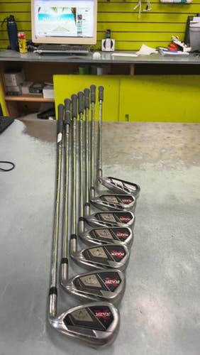 Used Callaway RAZR X Mens Iron Set RH 4I-GW/AW 11793-S000254608