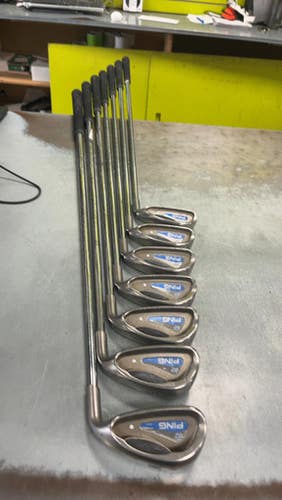 Ping (Used) Right Handed Men's Regular Flex Steel Shaft Iron Set